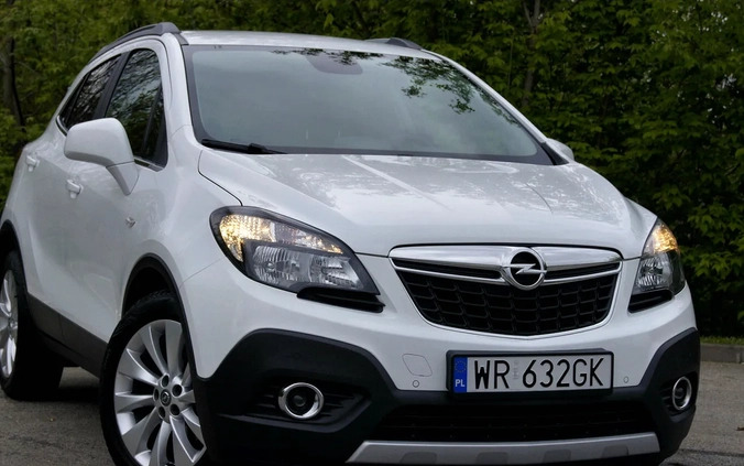 samochody osobowe Opel Mokka cena 47700 przebieg: 163590, rok produkcji 2016 z Radom